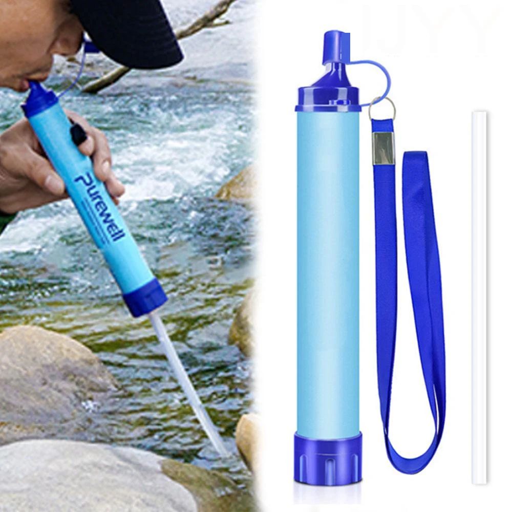 Water Purification Straw - Mini filtro de água ao ar
