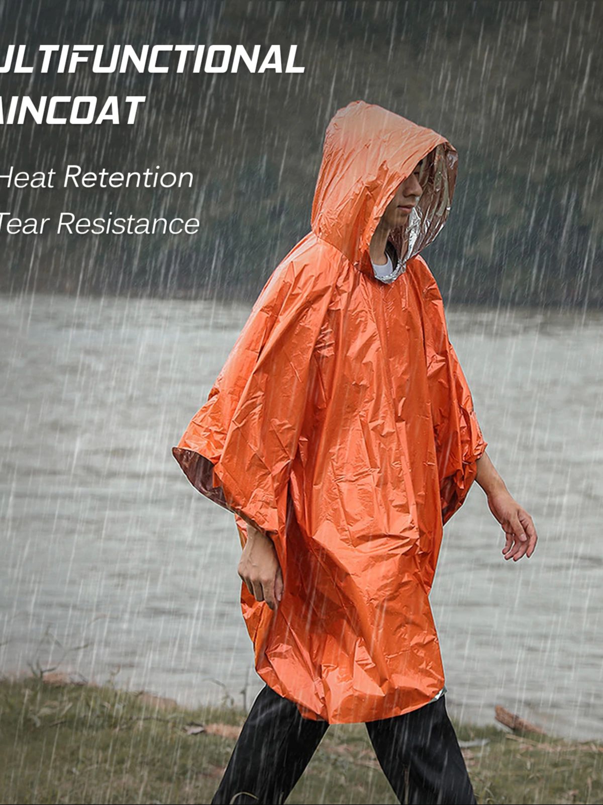 Poncho Térmico de Emergência 3 - Emergency Poncho Rain avaliação e preço